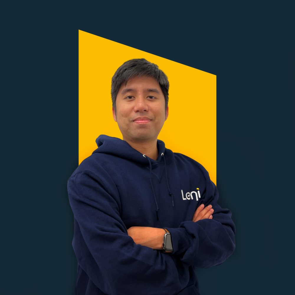 Karl, Software Engineer at Leni, in a team portrait.